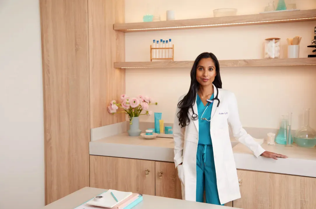 TULA founder Dr. Roshini Raj in her medical practice