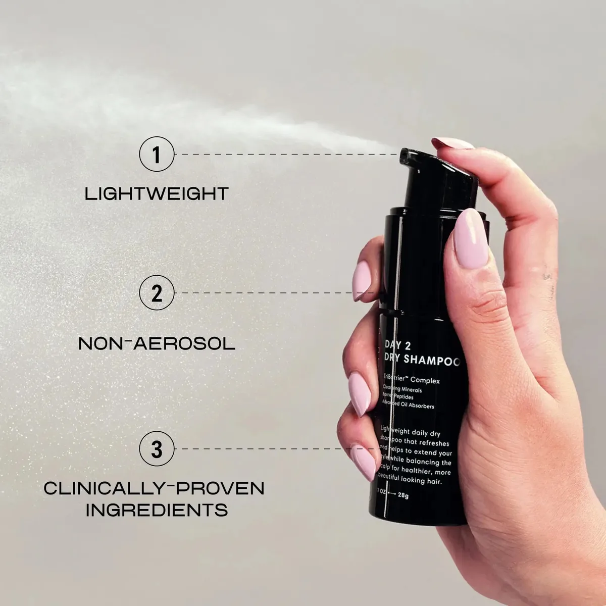 Day 2 Dry Shampoo + Advanced Oil Control Trio — galería