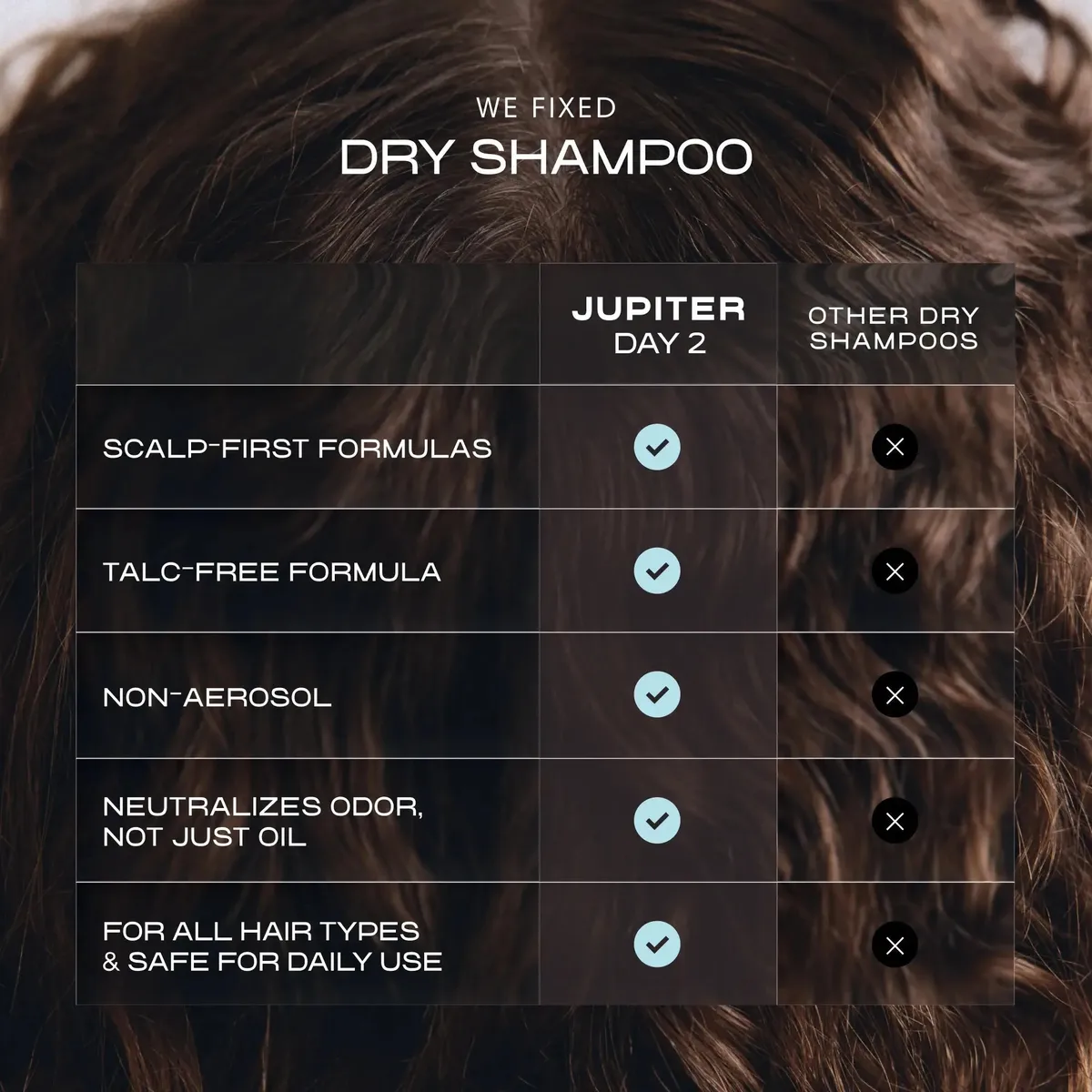 Day 2 shampoo en seco