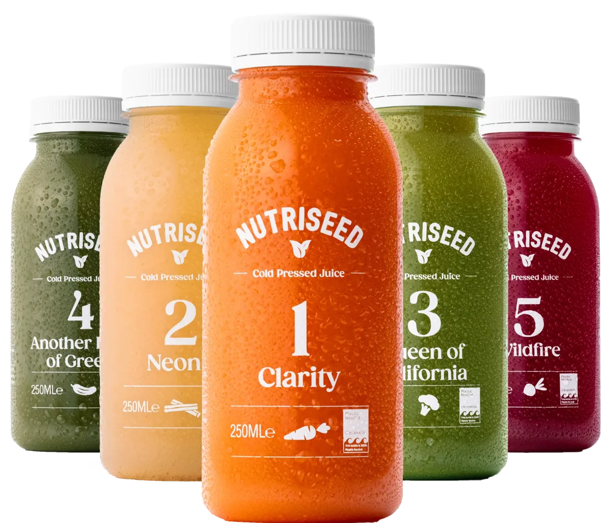 Nutriseed cold-pressed juice blends