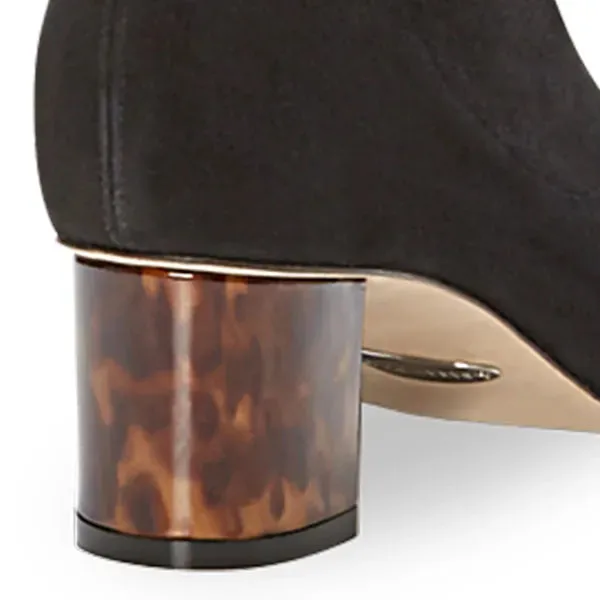 Alexandra tortoise inset block heel