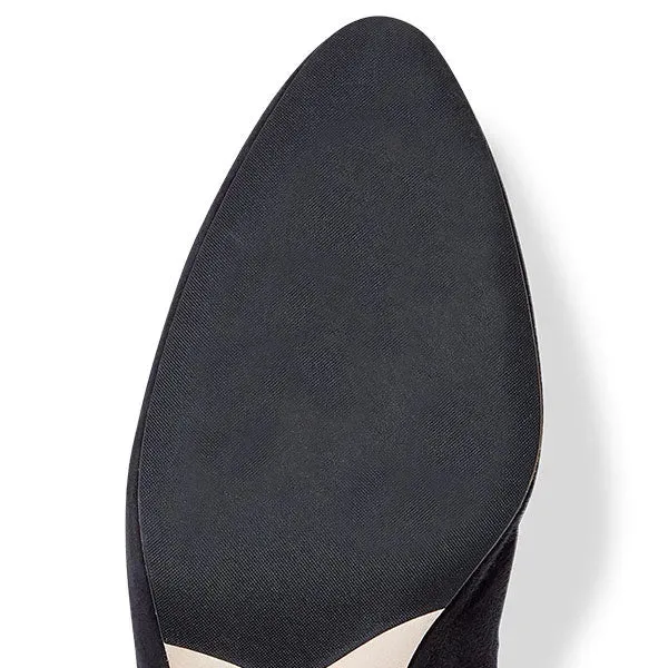 Alexandra leather outsole with rubber forepart