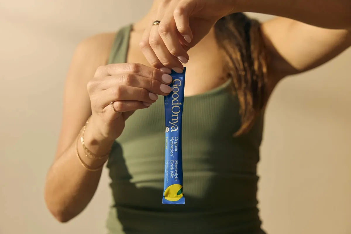 Organic Hydration Lemon stick ready to mix on the go